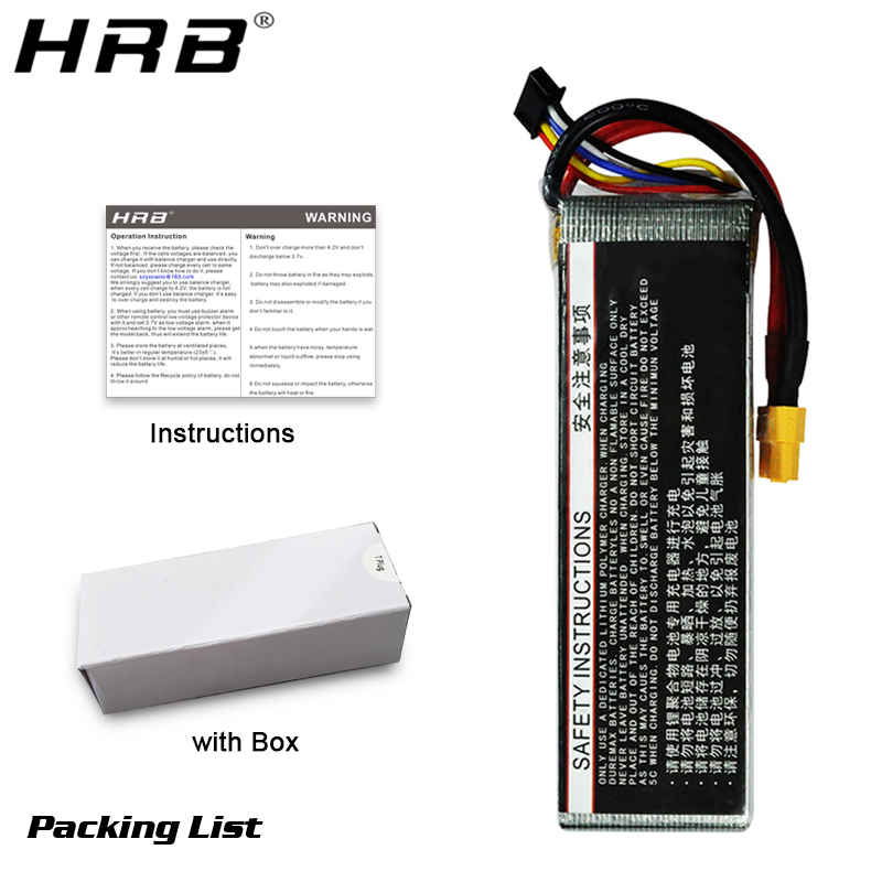Batterie au Lithium HRB 4s 14. - 4S Lipo Battery 14.8V 6000Mah avis et prix