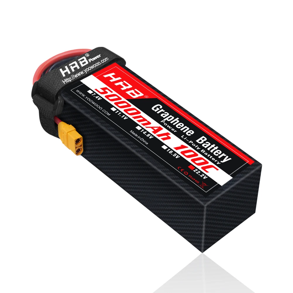 1 batterie en graphène HRB 22. - 6S Lipo Battery 22.2V 5000Mah avis et prix