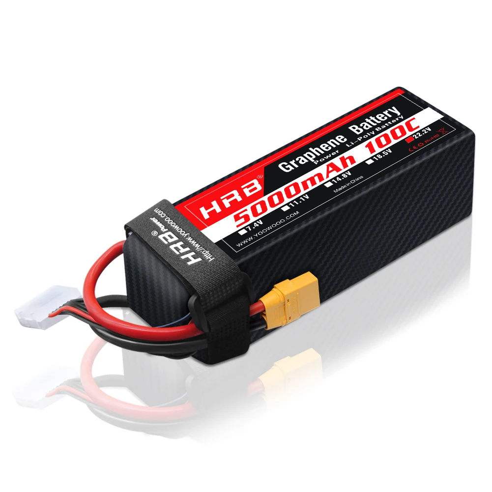 1 batterie en graphène HRB 22. - 6S Lipo Battery 22.2V 5000Mah avis et prix